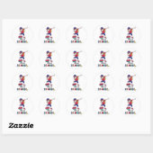 hallo ronde sticker (Vel)