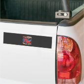 Hallo Rood leidt de weg Bumpersticker (Op Truck)