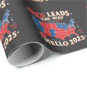 Hallo Rood leidt de weg Cadeaupapier (Rol Hoek)