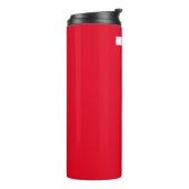 hallo! rood thermosbeker (Gedraaid links)