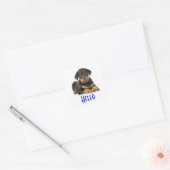 Hallo Rottweiler Puppy Hondengroet Stickers (Envelop)