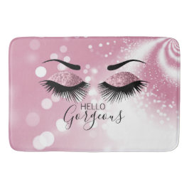 hallo - Roze Glitter Eyes Badmat