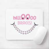 hallo Roze orthodontist Patiëntencadeau op maat Muismat (Met muis)