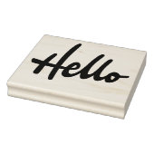 hallo Rubber Stamp Rubberstempel (Stempel)