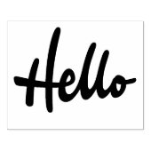 hallo Rubber Stamp Rubberstempel (Afrduk)