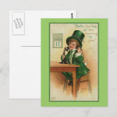 hallo, 's Morgens. Briefkaart (Voorkant / Achterkant)