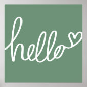 Hallo Saga Green Poster (Voorkant)