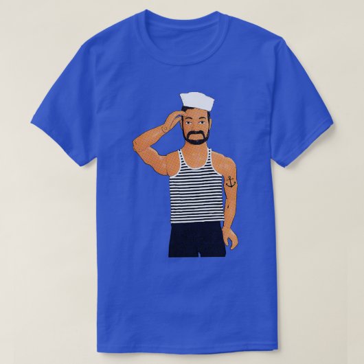 hallo Sailor Funny Gay Art T-shirt (Design voorkant)