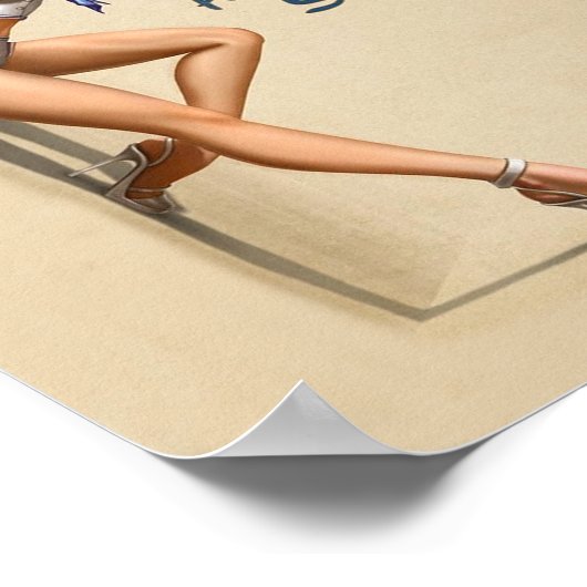 hallo Sailor  Pin-Up Poster (Hoek)