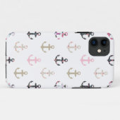 hallo Sailor. Retro  Meisjes Nautical Anchors Case-Mate iPhone Case (Achterkant (horizontaal))