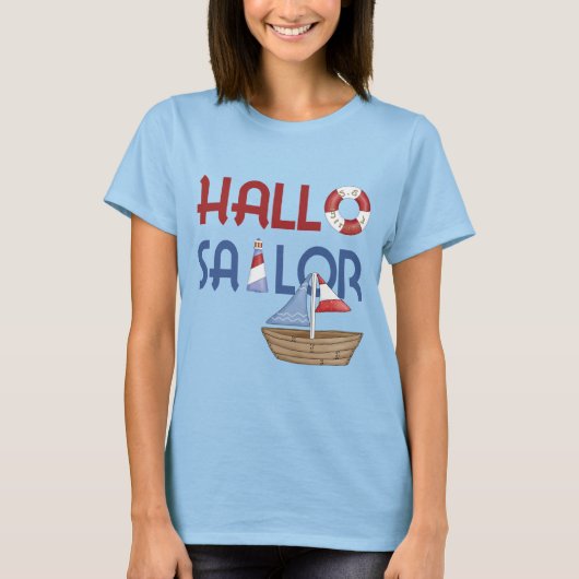 Hallo Sailor T-shirt (Voorkant)