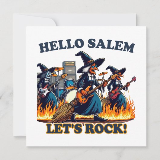 Hallo Salem Massachusetts Witch Rock Band (Voorkant)