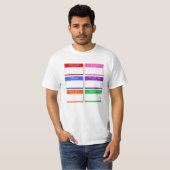 hallo, Salut, Hola, Ciao T-shirt (Voorkant volledig)