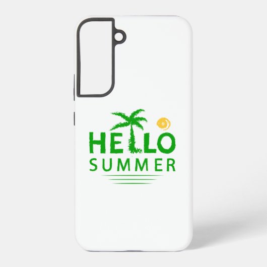 hallo samsung galaxy hoesje (Achterkant)