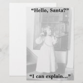 hallo, Santa? -Papierwaren Briefpapier (Voorkant / Achterkant)