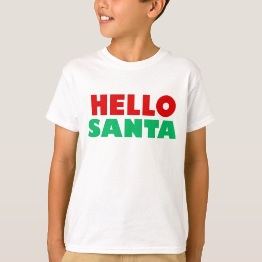 hallo santa t-shirt (Voorkant)