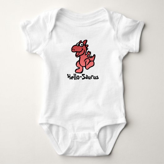 Hallo-Saurus Dino Vreugde Romper (Voorkant)
