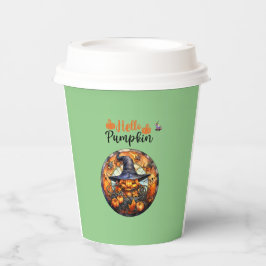 Hallo Scary Hallowe'en Pumpkin Papieren Bekers