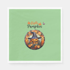 Hallo Scary Hallowe'en Pumpkin Servet