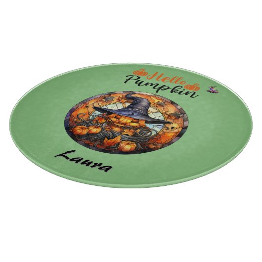 Hallo Scary Hallowe'en Pumpkin Snijplank (Hoek)