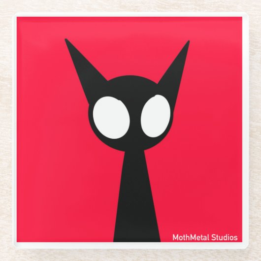 Hallo Schaduwwereld - Vex "HOoman!" Glazen Onderzetter (Voorkant)