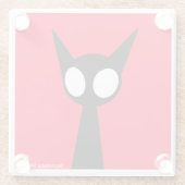 Hallo Schaduwwereld - Vex "HOoman!" Glazen Onderzetter (Achterkant)