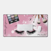 Hallo Schat - Mooie Roze Ogen -Personaliseer Bureaumat (Keyboard & Muis)