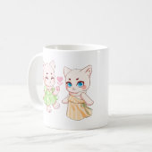 Hallo schatjes koffiemok (Voorkant links)