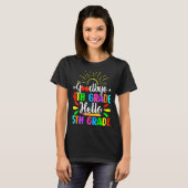 Hallo Schattig afscheid 4e Grade T-shirt (Voorkant volledig)