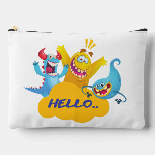 hallo schattig monster zeg etui