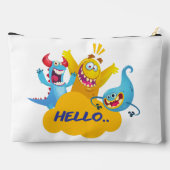 hallo schattig monster zeg etui (Achterkant)