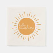 hallo schattige boho douche-luiers servet (Voorkant)