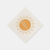 hallo schattige boho douche-luiers servet (Hoek)