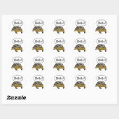 Hallo Schattigee Schildpad Stickers (Vel)