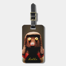 Hallo Schattigeste Kachina Doll Face Foto Bagagelabel