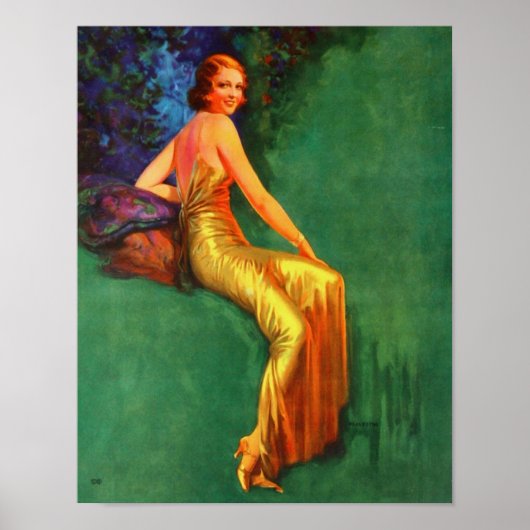 "Hallo" Schilderen - Edward Mason Eggleston Poster (Voorkant)