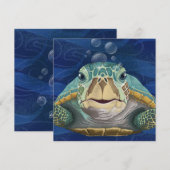 Hallo Schildpad Wenskaart (Voorkant / Achterkant)