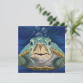 Hallo Schildpad Wenskaart (Staand voorkant)