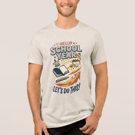 Hallo Schooljaar Leraar Terug naar School T-shirt