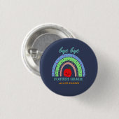 Hallo Schoolklas | Zomer Docent Break Off Duty Ronde Button 3,2 Cm (Voorkant /achterkant)