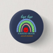 Hallo Schoolklas | Zomer Docent Break Off Duty Ronde Button 3,2 Cm (Voorkant)