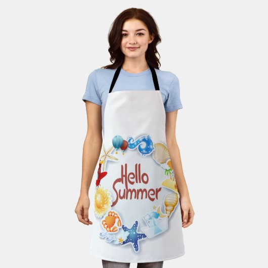 hallo schort (Gedragen)