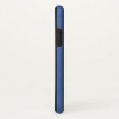 hallo script met aangepaste naam blauw Case-Mate iPhone case (Achterkant/rechts)