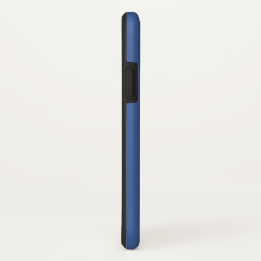 hallo script met aangepaste naam blauw Case-Mate iPhone case (Achterkant/rechts)