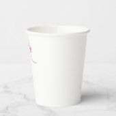 "hallo" Script Mountain Sunset Design Papieren Bekers (Links)