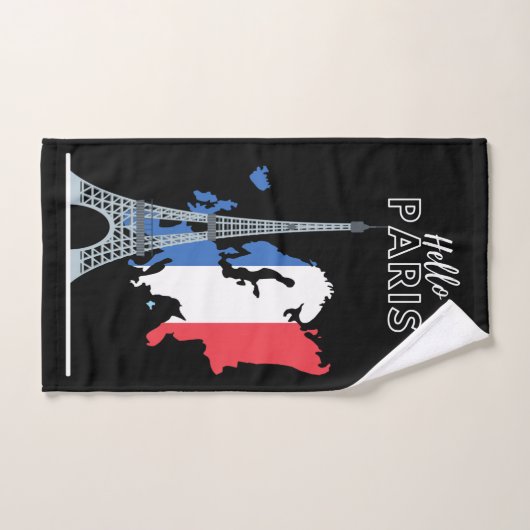 hallo set van Paris Design Bath Towel Set Bad Handdoek (Handdoek)