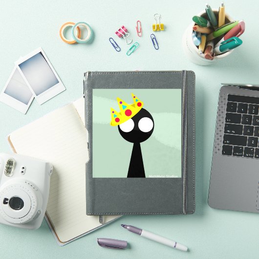 Hallo Shadow World - King "Daar" - vinyl sticker (iPad Cover)