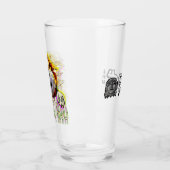 "HALLO" SHIBA INU GLAS (Links)