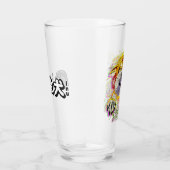 "HALLO" SHIBA INU GLAS (Rechts)