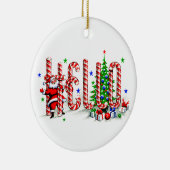 Hallo Sinterklaas Candy Canes Keramisch Ornament (Rechts)